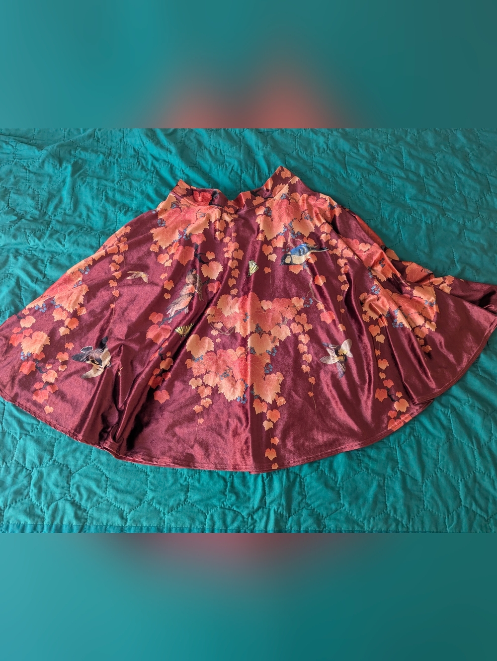 Blackmilk Autumn In Japan Midi Skirt